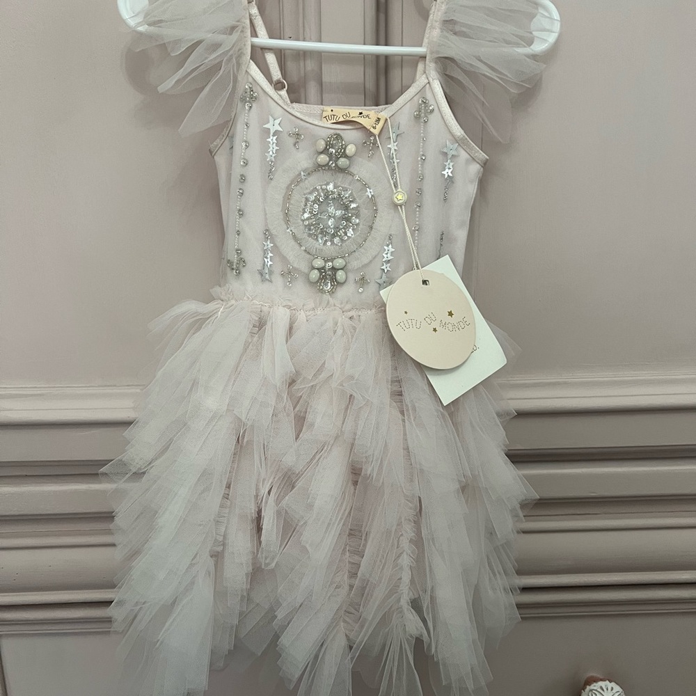 TUTU DU MONDE blush Bebe dress 6-12M NWT